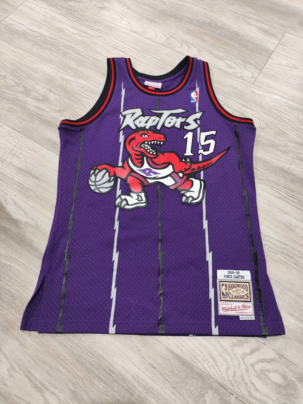 Mitchell & Ness NBA Medium Swingman Jersey Raptors 98 Vince Carter Basketball